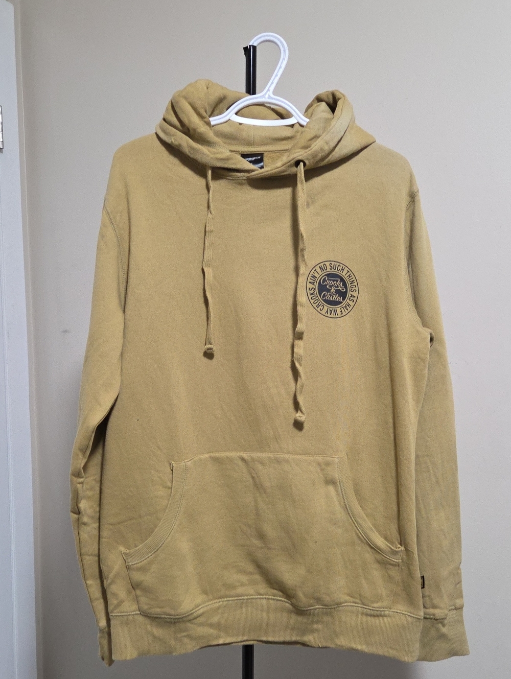 Crooks&castle Hooded Pullover Sweatshirt in Tan